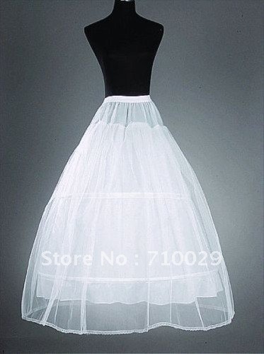 Free Shipping LYCRA-2-HOOP CRINOLINE wedding dress petticoat wholesale/retail