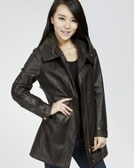 Free shipping Made in China women leisure leather jacket coat natural sheepskin leather fashion slim motorcycle jackets