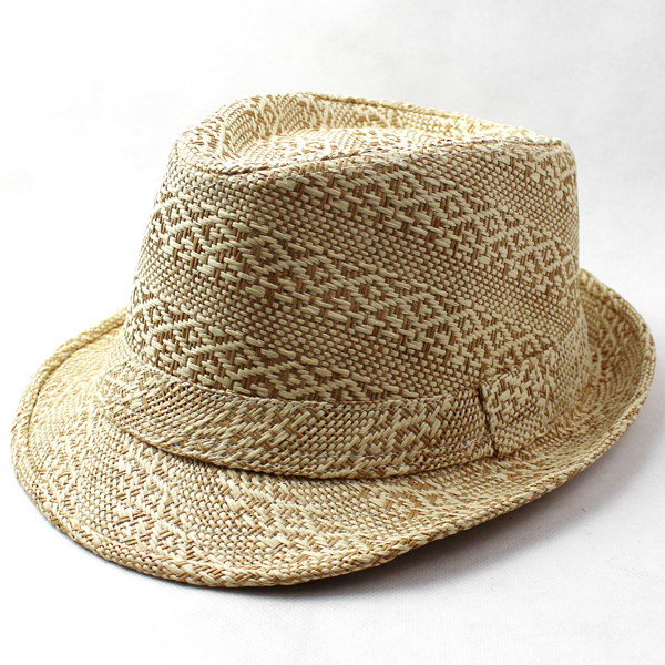 Free Shipping!!! Male roll up hem strawhat hat summer hat caomao summer roll-up hem