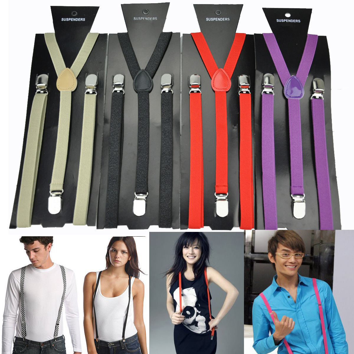 Free Shipping Male suspenders clip women's suspenders clip suspenders clip general