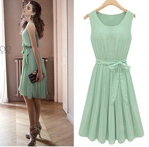 free shipping manufacturers supply new fashion Women's chiffon dress(MOQ: 1pc) #C900