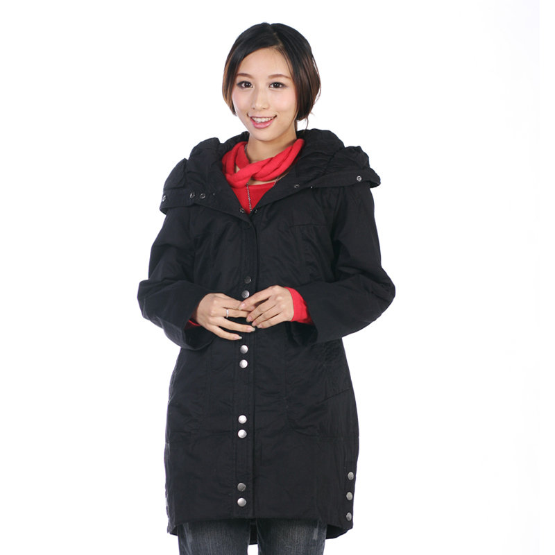 free shipping Maternity autumn and winter top light trench 100% cotton maternity outerwear wadded jacket 1969403