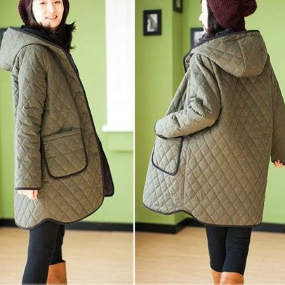 free shipping Maternity clothing autumn and winter maternity wadded jacket maternity coat thickening 3 Maternity Coat
