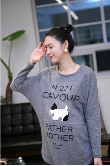 Free shipping Maternity clothing pure maternity t-shirt basic shirt Pregnant women long sleeve T-shirt