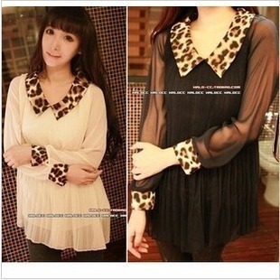 Free shipping Maternity clothing spring and autumn maternity chiffon skirt maternity top spring maternity long-sleeve T-shirt