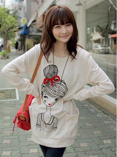 Free Shipping Maternity clothing spring maternity t-shirt girl fashion outerwear all-match maternity top wy43