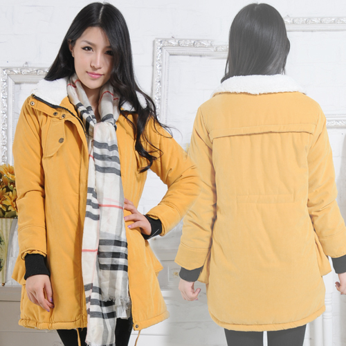 free shipping Maternity clothing thickening wadded jacket berber fleece liner thermal maternity outerwear maternity winter top