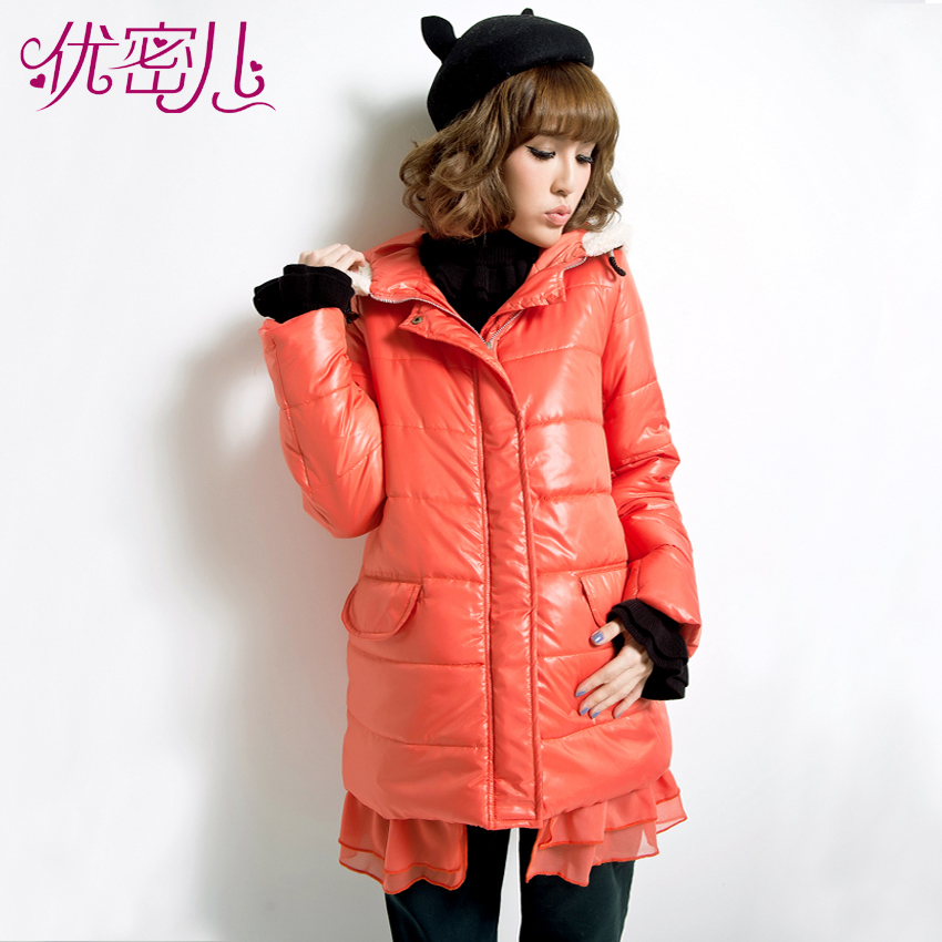 free shipping Maternity clothing winter fashion maternity outerwear maternity overcoat maternity wadded jacket long design