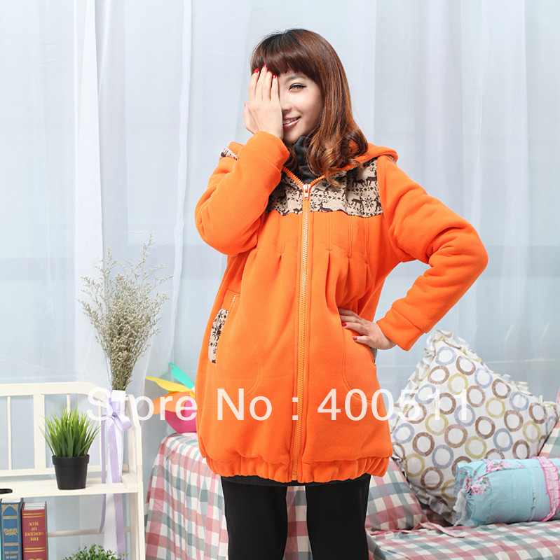 free shipping Maternity clothing winter maternity cotton-padded jacket onta maternity top 72903