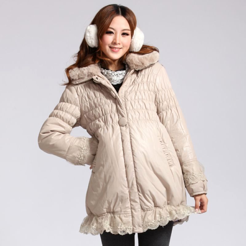 Free shipping Maternity clothing winter  top thickening   jacket  overcoat outerwear promotion! free shipping