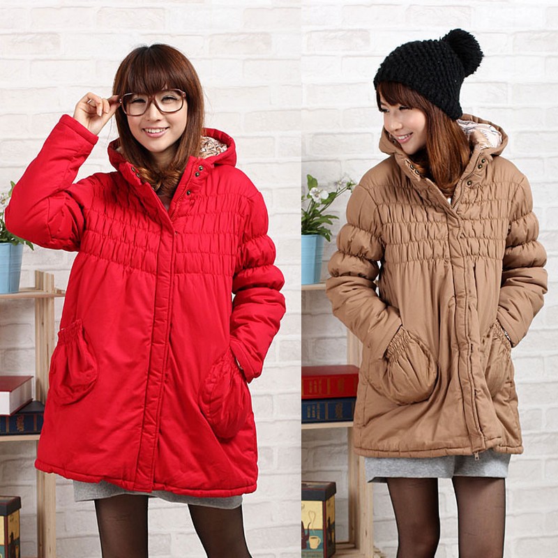Free shipping Maternity winter maternity wadded jacket outerwear 3 thickening thermal maternity cotton-padded jacket l006