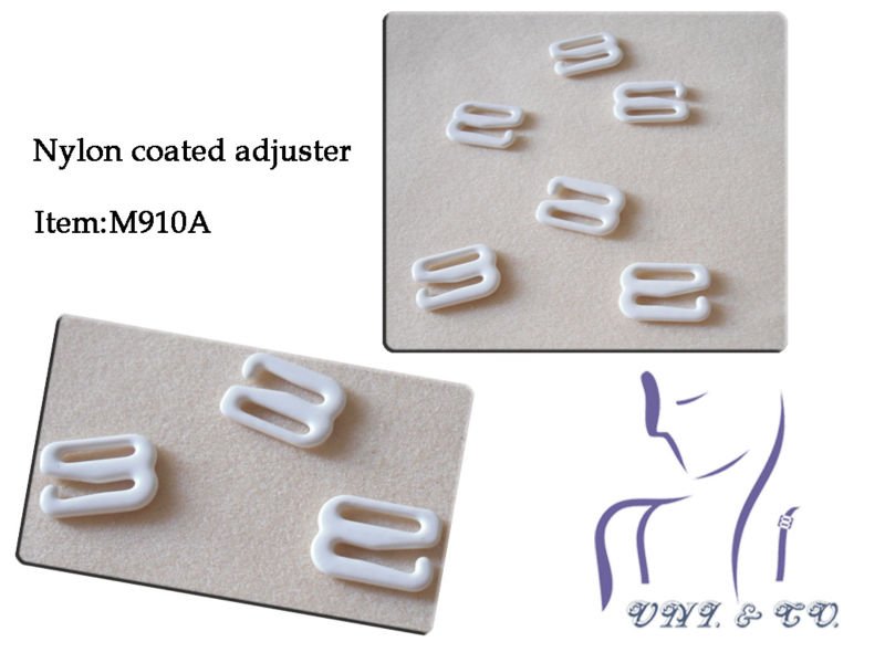 free shipping metal nylon coated adjuster 1000pcs/lot bra adjuster for brassiere,lingerie,underwear accessories