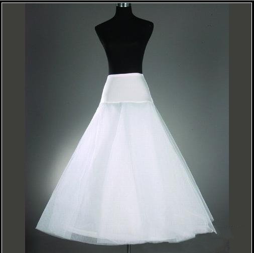 Free Shipping Mic Charm Beautiful White A-line one hoop wedding petticoat   A091801