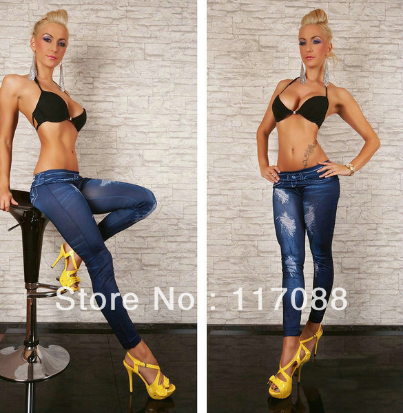 Free Shipping ML7513 Fashion Sexy Leggings Skinny Jeans Sexy Tights Stretch Leggings high waisted leather leggings