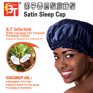 free shipping Mobcap derlook cap hair satin sleep cap