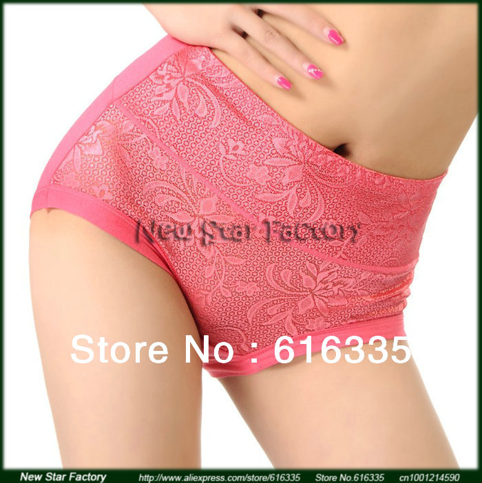 Free Shipping Modal bamboo fibre ladies' panties 10pcs/lot high waist women underwear briefs wholesale 7Colors