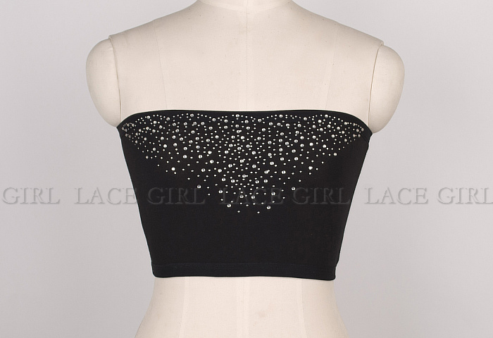 Free shipping Modal tube top spaghetti strap lace decoration basic tube top bra underwear tube top