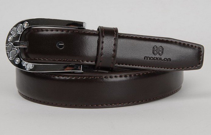 free shipping more colors genuine leather belt ,cow leather belts with rhinestone buckle