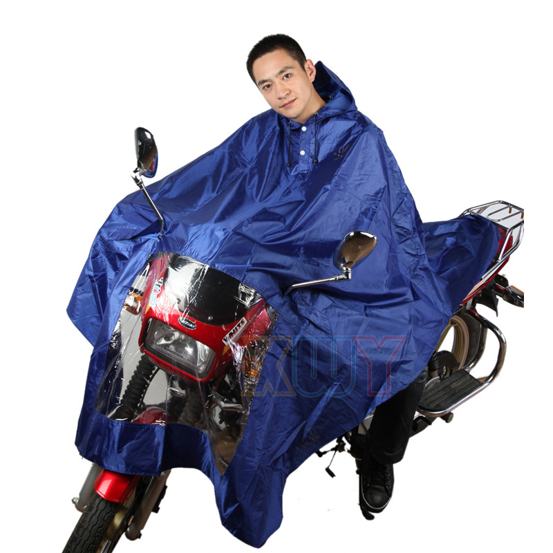 Free Shipping Motorcycle electric bicycle raincoat fashion thickening ride poncho 29.9