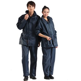 [Free Shipping] Motorcycle electric vehicles 810 fashionable men and women double riding split raincoat rain pants suit