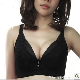 Free shipping Ms. adjustable movement of large size bra thin section side closing underwear CD Cup E