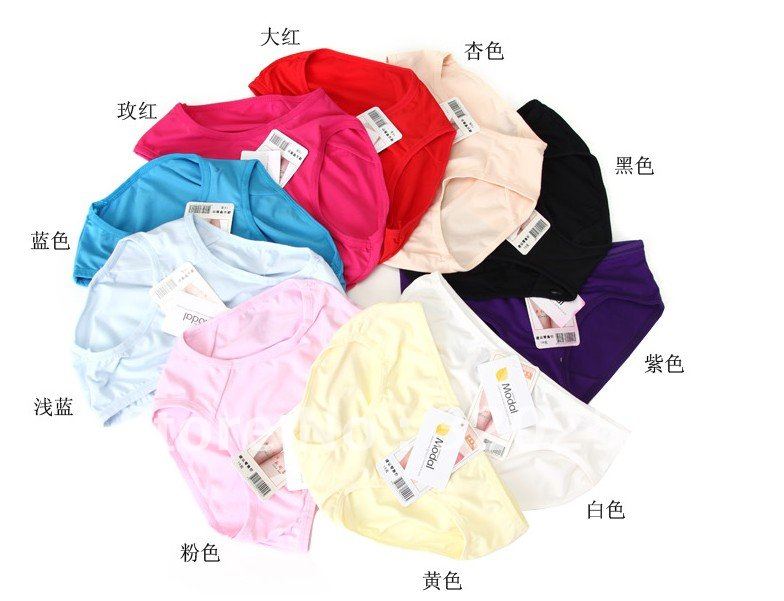 free shipping multicolor fashion ,simple and natural comfortable panties ,lady's transparent briefs  nnk006