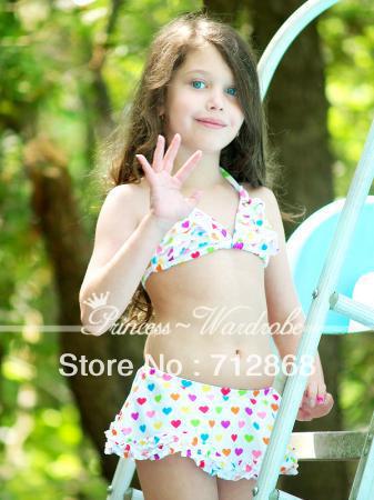 Free Shipping multicolors girl swim suit/Girls' Swimwear/girls swimsuits girl bikini size 4T-6T