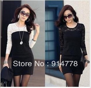 Free shipping Mushroom autumn sisters equipment clothing clothes women's autumn and winter one-piece dress