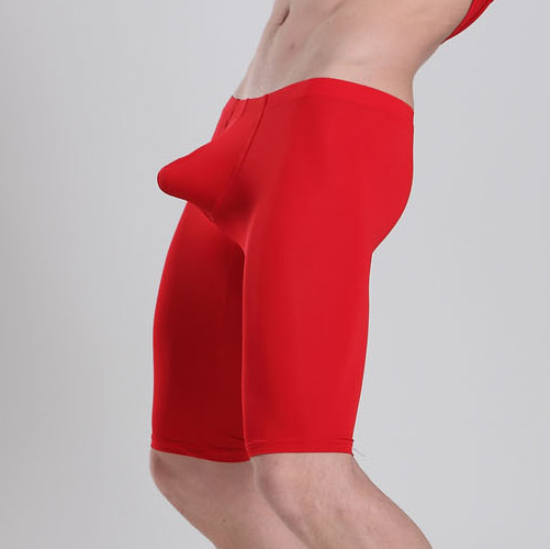 Free shipping/ Mv sexy bags u silky ultra-thin viscose body shaping capris shorts yoga pants lounge pants at home pants