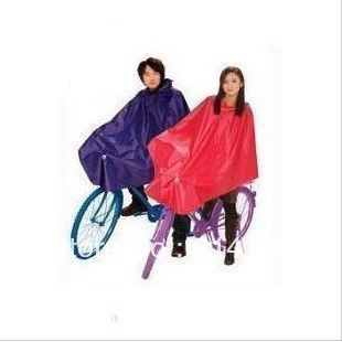 Free shipping! N118 singleplayer lengthen plus size bicycle raincoat poncho belt windproof clip