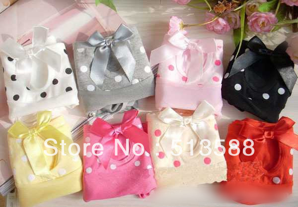 Free shipping N2027 dot bow hollow the bud wire mesh yarn low rise holiday gift