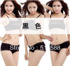Free shipping N2041 bamboo fiber underwear upscale women's panties stretch holiday gift
