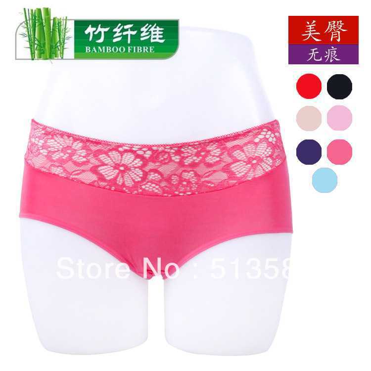 Free shipping N2092 high-grade antibacterial bamboo fiber underwear Gaoyao brand underwear ladies briefs holiday gifts