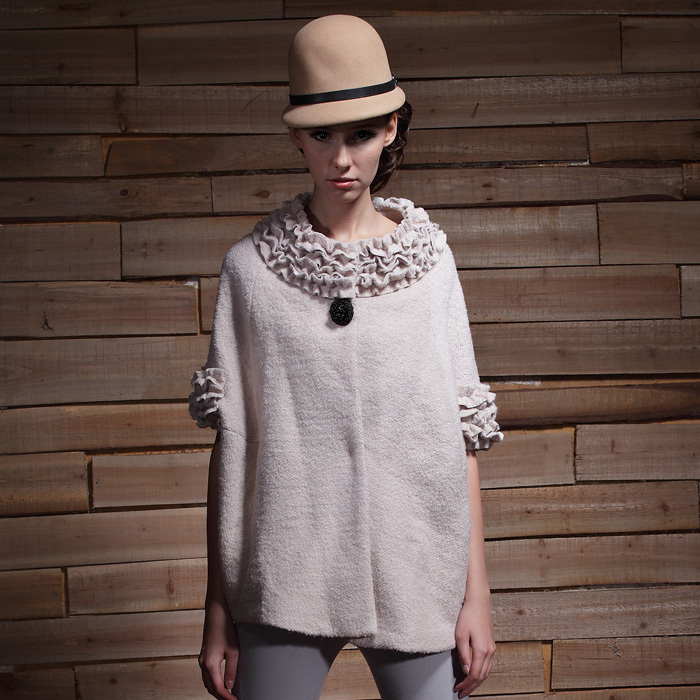 free shipping Naomi winter vintage gorgeous roll-up hem cloak thick outerwear dropsipping