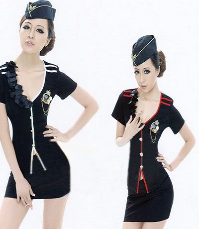 free shipping Navy suit sailor suit sauna technicalness service work uniforms