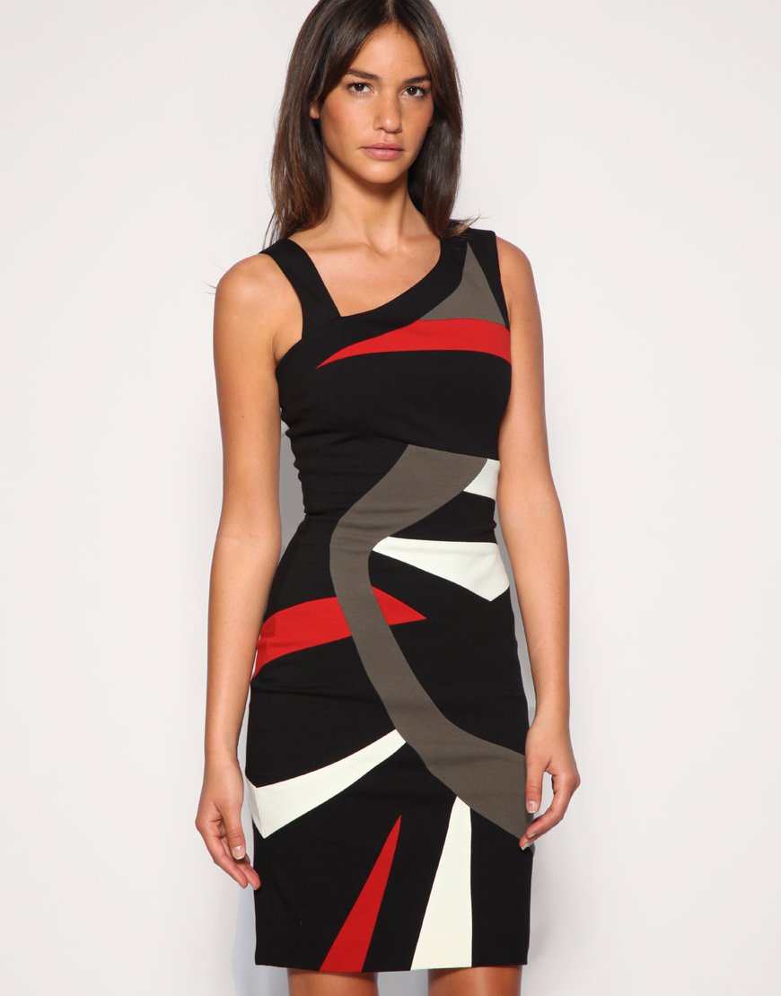 Free Shipping New 2013 Fashion meteor stripe Colorful and elegant fashion KM k&m Slim waist dress DK056 US4-US12