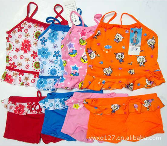 Free shipping New 2013 Summer Mixed wholesale girls' swimwear children fashion swiming wear children swimsuits (10 Sets/lot)