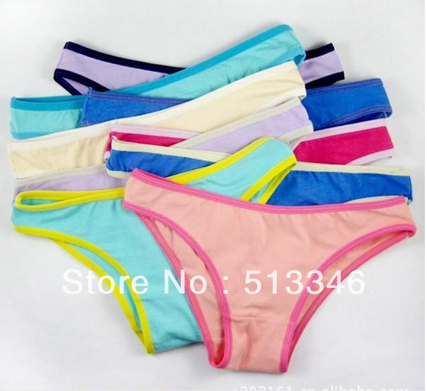 Free shipping,  New arrival 100% cotton fashionablt & soft ladies briefs