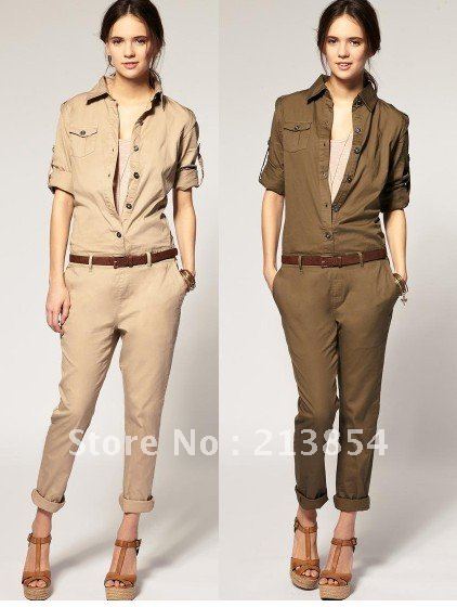 FREE SHIPPING! new arrival,2012 100%cotton Fashion sexy women Jumpsuit