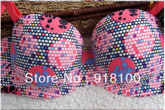 Free Shipping!!new arrival 3/4 cup bra set one piece thin underwear popular PUSH-UP bra sets wholesale