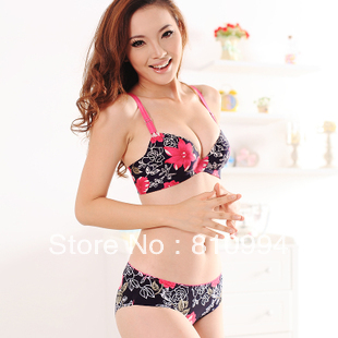 Free shipping new arrival adjustable underwear set one piece seamless bra and panties A8501 wholesale/retail