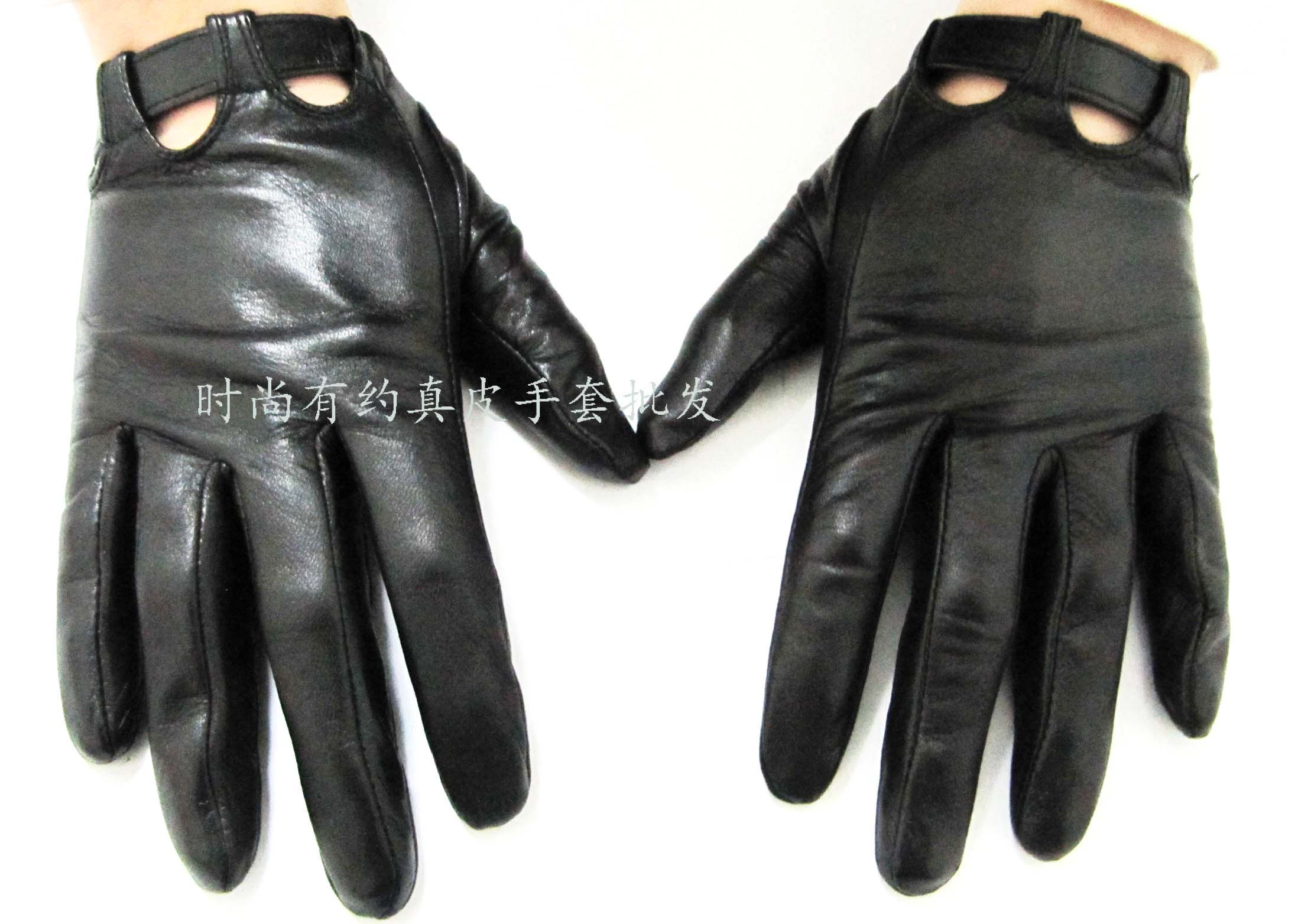 Free shipping New arrival arched door ultra-short super-soft ultra-thin small women's suede genuine leather gloves