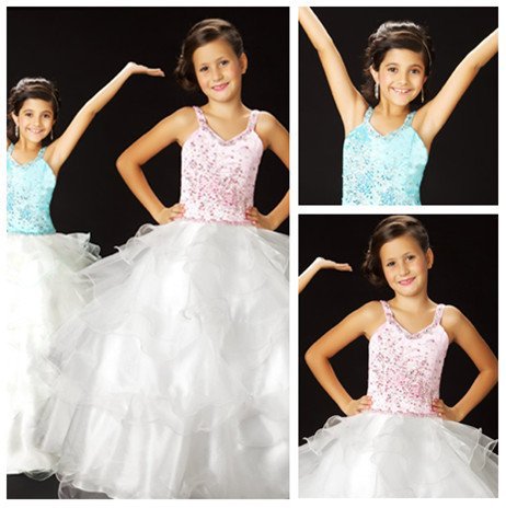 Free Shipping New Arrival Ball Gown Flower Girls Dresses Wholesale