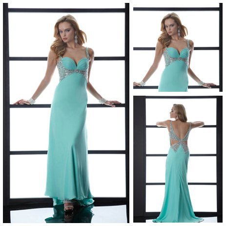Free Shipping New Arrival Beautiful Design Modest Prom Dresses 2012 Evening Gowns