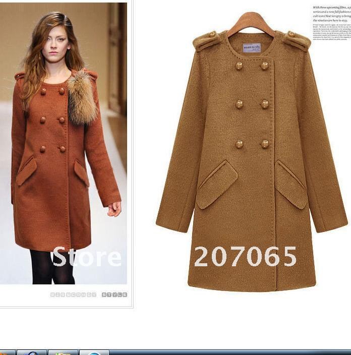 Free shipping New Arrival Europe style Women's down coats,Woolen women's coats 3 colour size S,M,L,XL,XXL