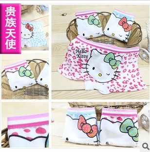 Free Shipping New Arrival Hello Kity Cartoon Baby Girl Panties 12Pieces/lot Baby Boxer