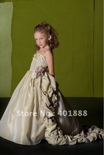 free shipping new arrival kids evening gown