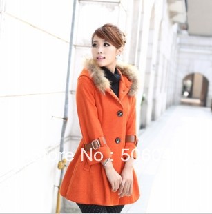 Free shipping new arrival lady down cotton cotton-padded jacket slim medium-long women's plus size wadded jacket 1pcs/lot