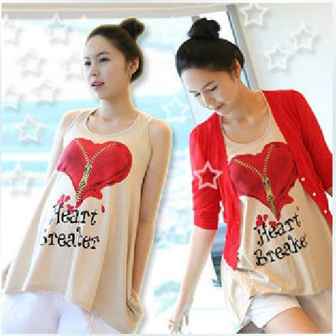 Free Shipping New arrival maternity clothing maternity vest t-shirt coat maternity clothing