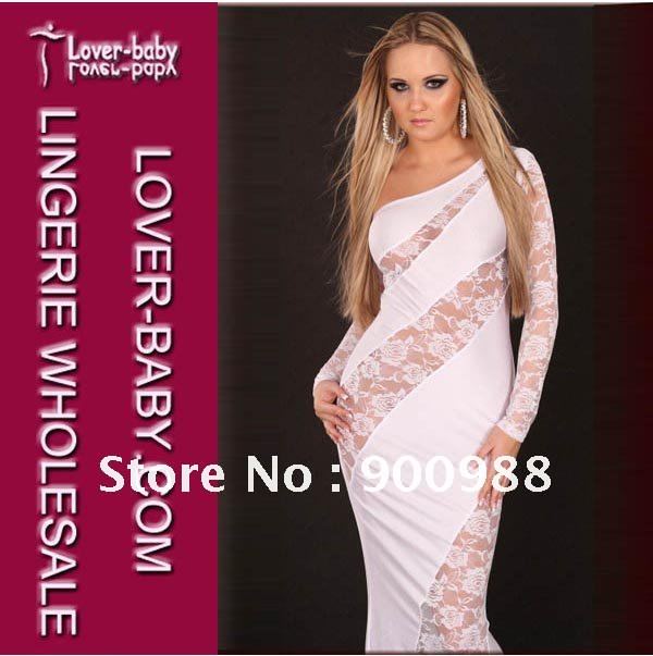 Free Shipping !!! New Arrival One-Shoulder Sexy Long Gown